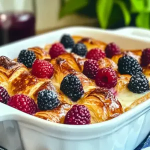 Croissant French Toast Bake