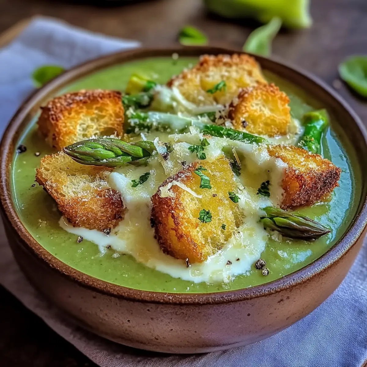 Creamy Spring Asparagus Soup