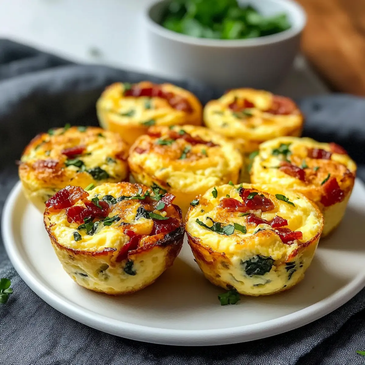 High Protein Cottage Cheese Egg Bites