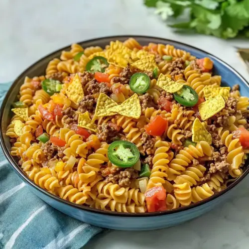 Beef Taco Pasta Salad