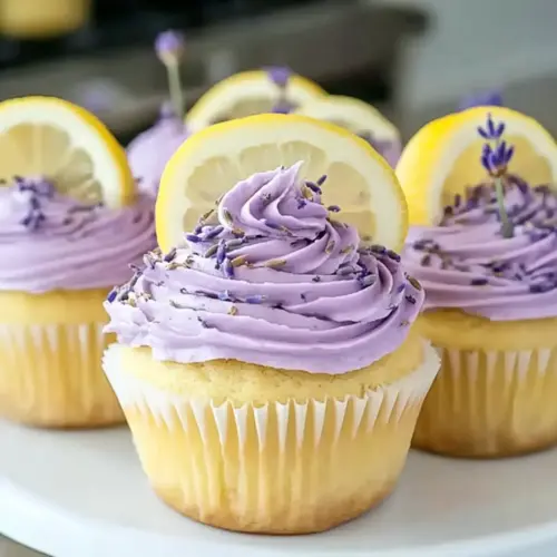 Lemon Lavender Cupcakes