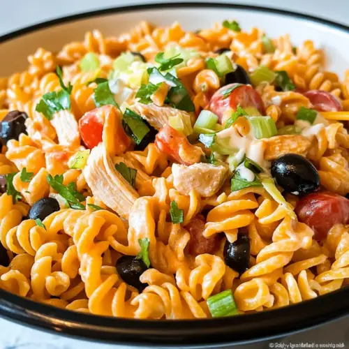 Cool Chicken Taco Pasta Salad