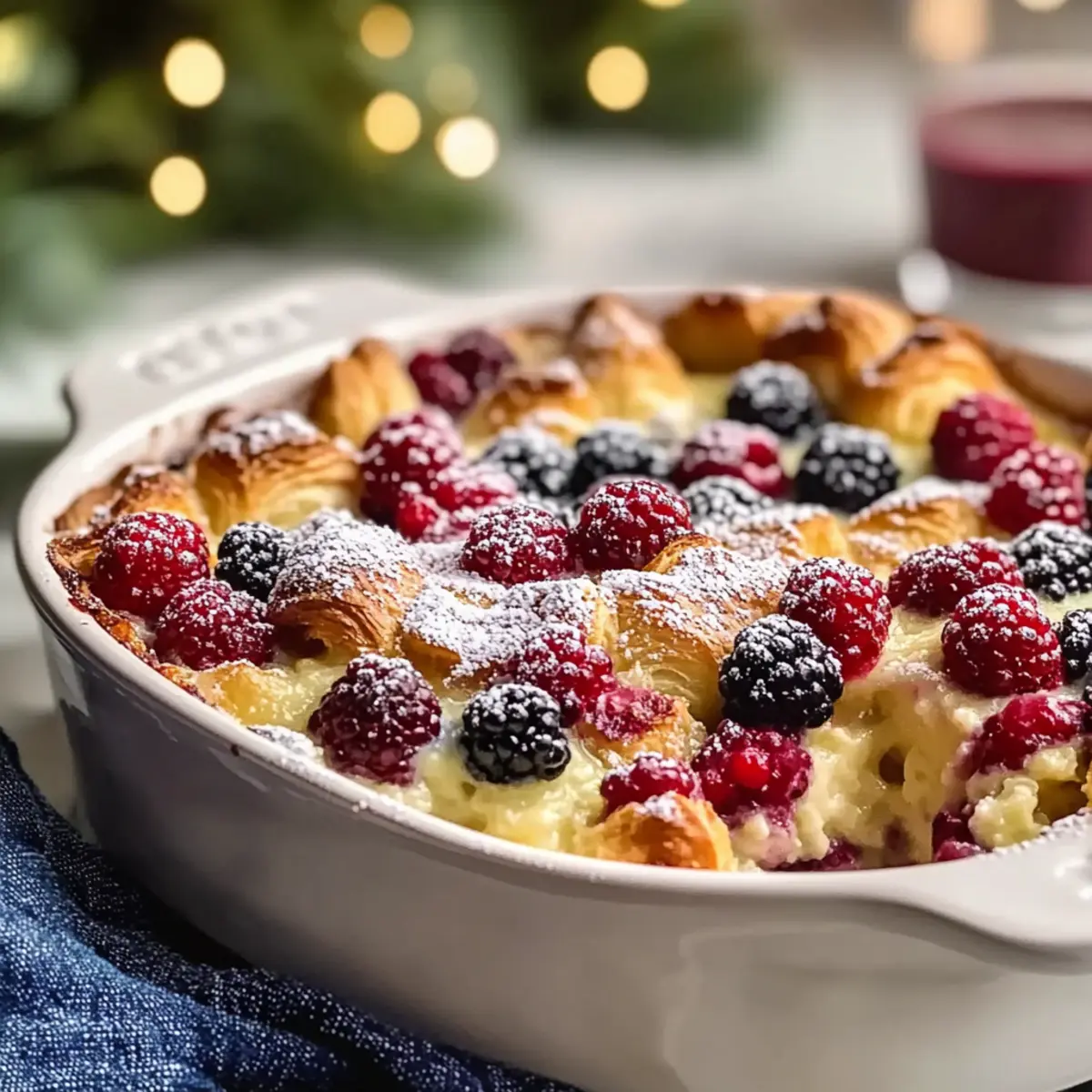 Simple Croissant Breakfast Casserole