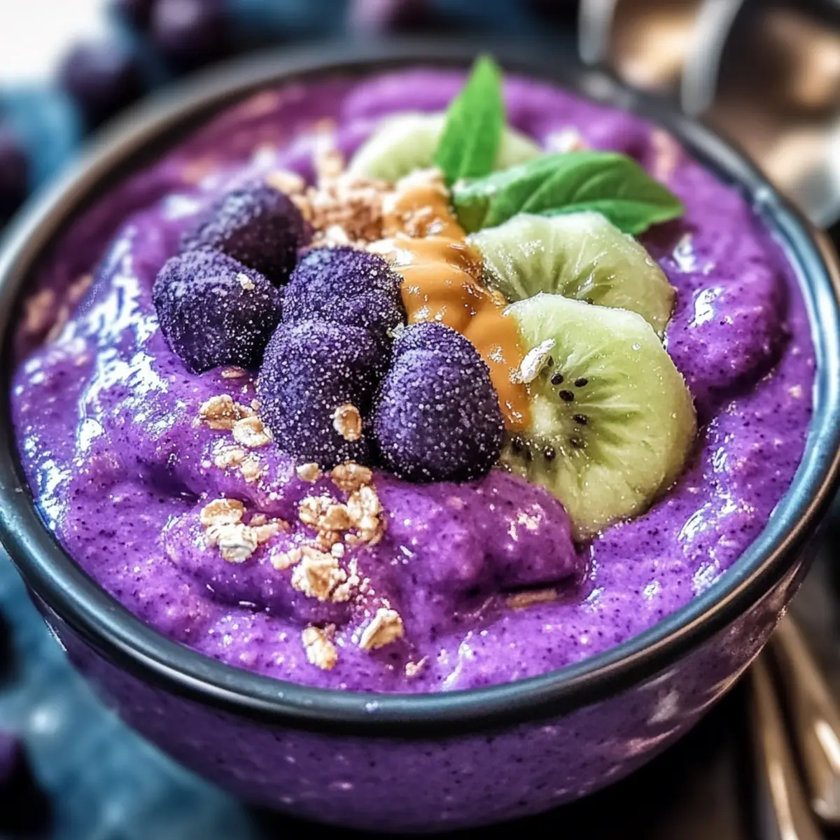 Delicious UBE Overnight Oats