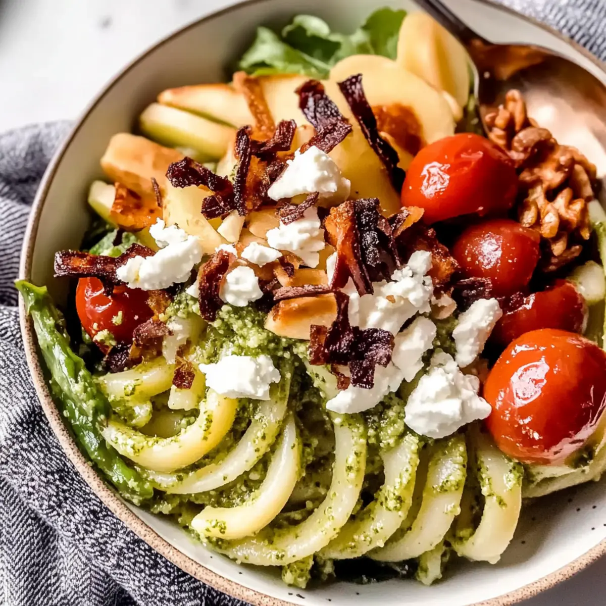 Apple Salad With Candied Walnuts