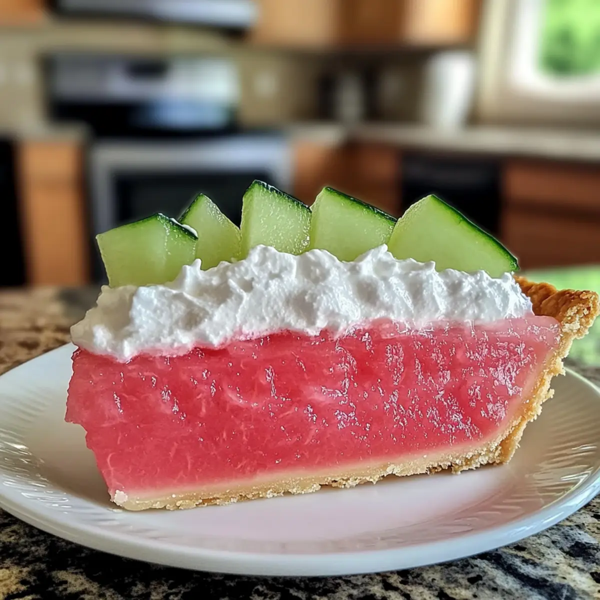 Fluffy Watermelon Pie Recipe