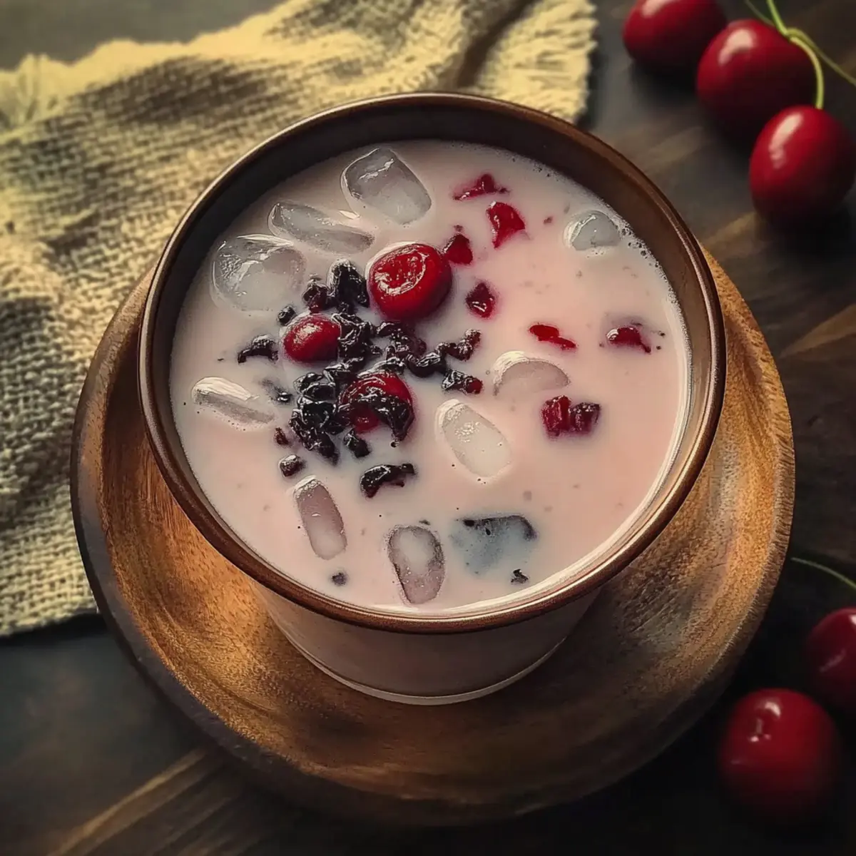 Cherry Earl Grey Milk Tea