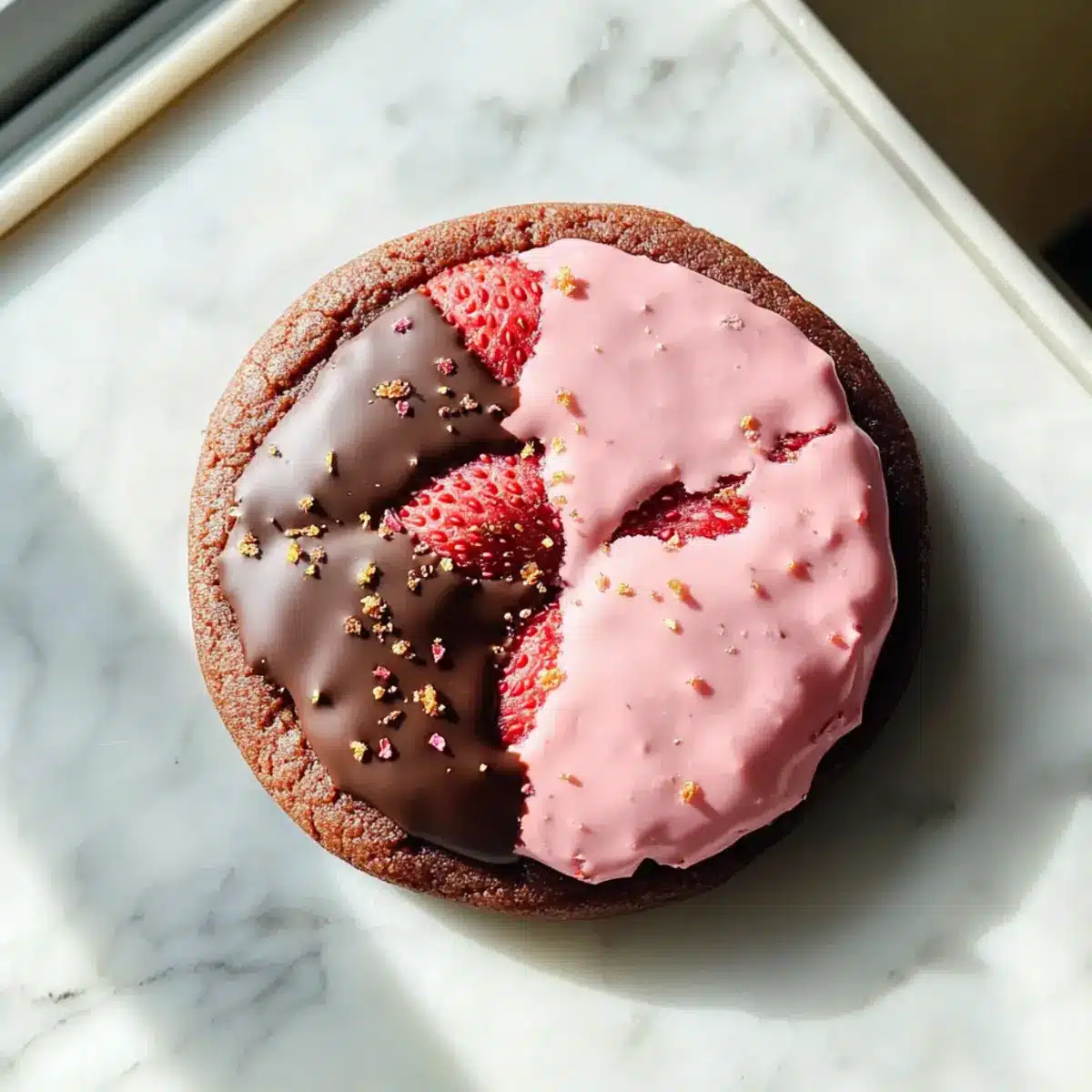 Chocolate Covered Strawberry Cookies