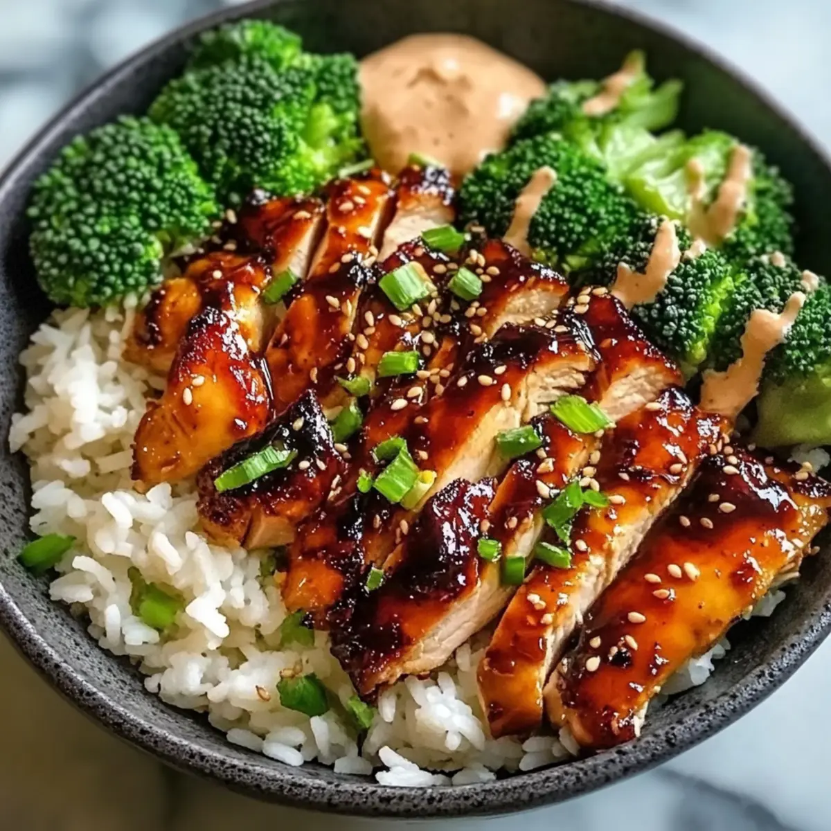 Sticky Chicken Bowls Recipe