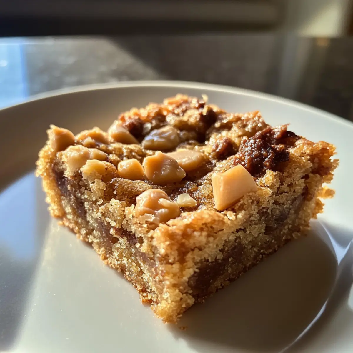 Butterscotch Toffee Cookie Bars
