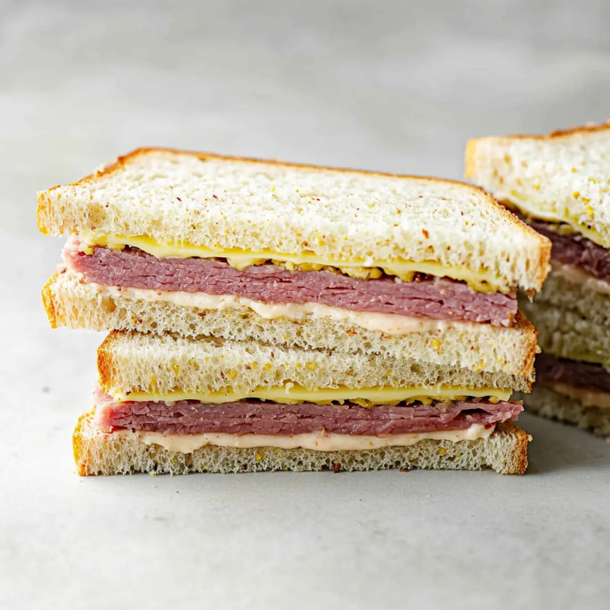 Tiffany & Co. Corned Beef and Cheese Tea Sandwiches