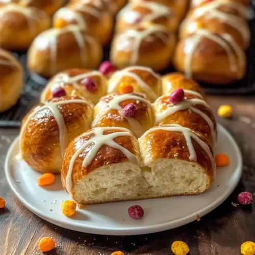 Traditional Italian Sweet Glazed Easter Bread