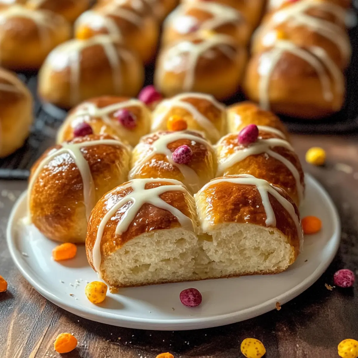 Traditional Italian Sweet Glazed Easter Bread