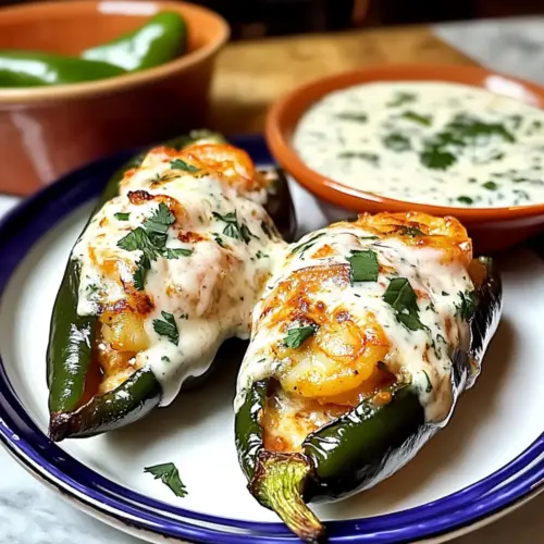 Chiles Rellenos de Camaron