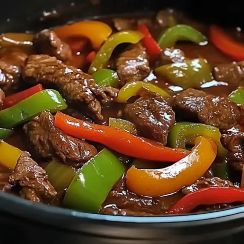PEPPER STEAK IN A CROCK POT