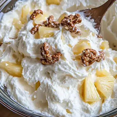 Pineapple Pretzel Fluff Salad
