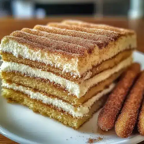 Churro Three Milks Cake