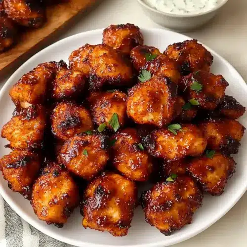 High Protein BBQ Chicken Bites