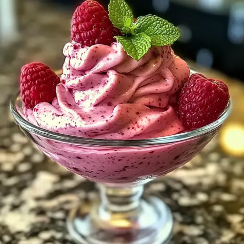 Fresh Raspberry Cloud Mousse
