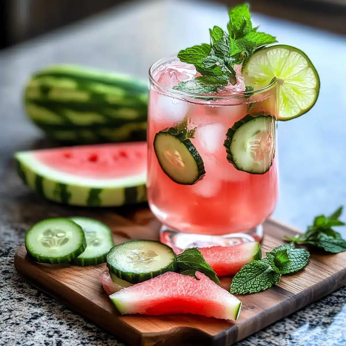 Watermelon Cucumber Cooler