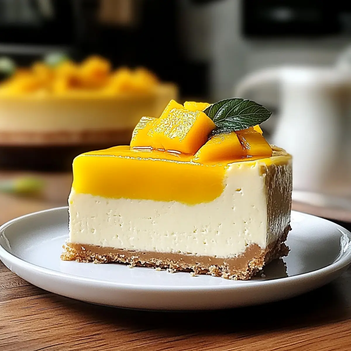 Creamy Mango Cheesecake