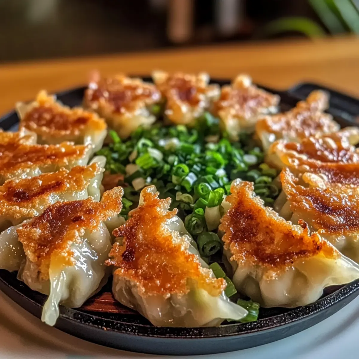 Pan-Fried Japanese Gyoza Dumplings