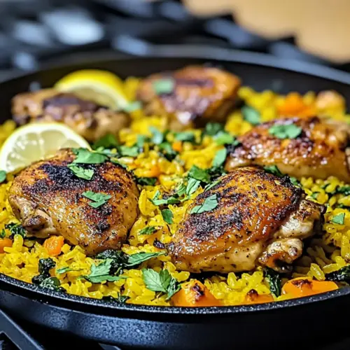 Golden Turmeric Chicken & Rice