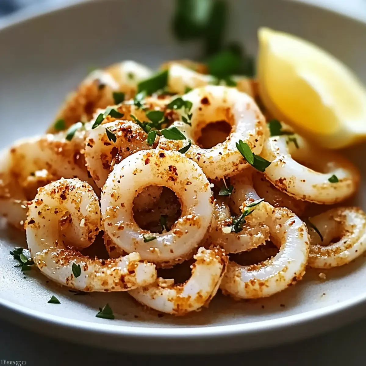 Sauteed Calamari with Garlic