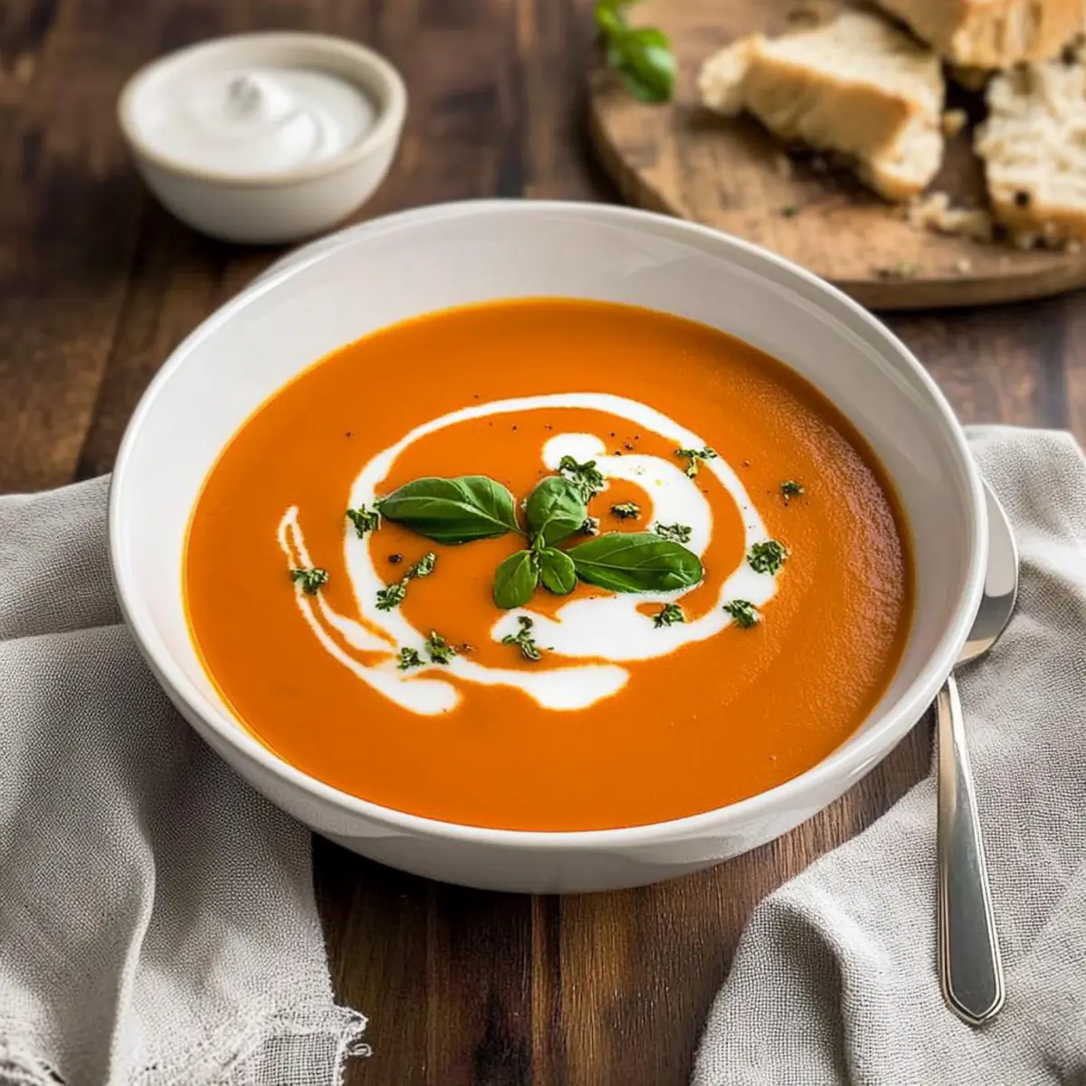 Creamy Roasted Red Pepper Soup