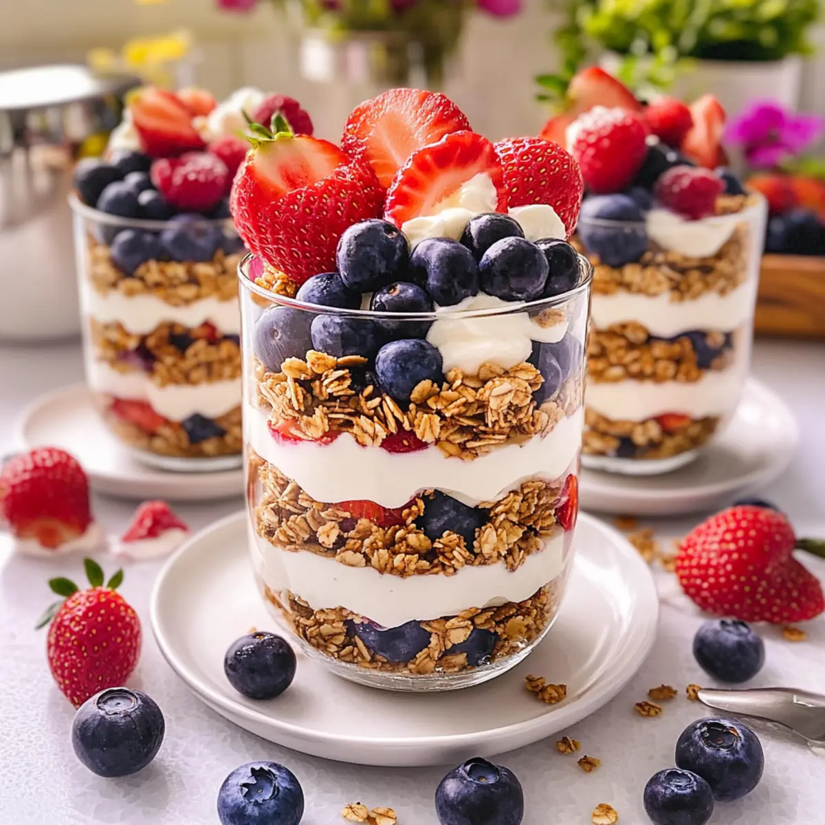 Yogurt Parfaits with Homemade Granola
