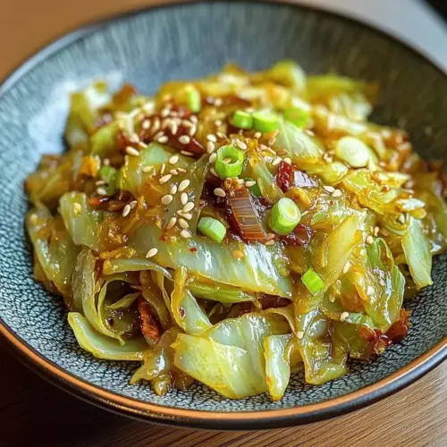 Garlic Butter Cabbage stir fry