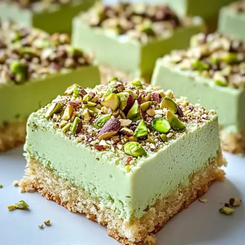 Pistachio Pudding Sugar Cookie Bars