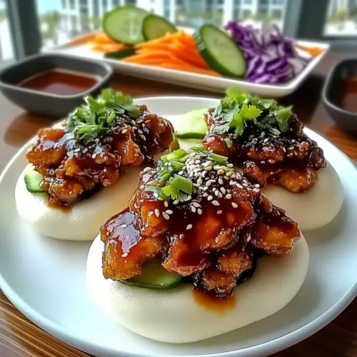 Korean Chicken Bao Buns