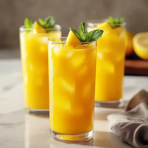 Homemade Mango Lemonade