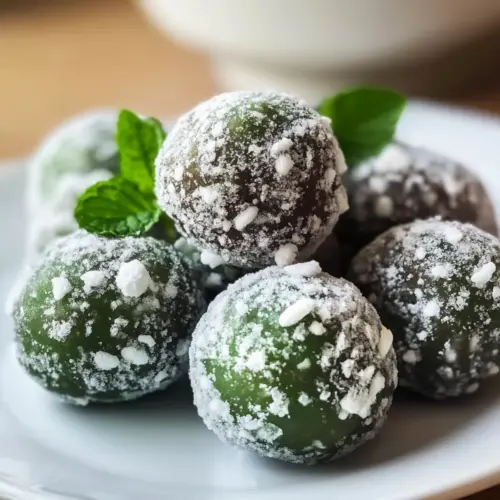 Peppermint Mint Julep Energy Bites