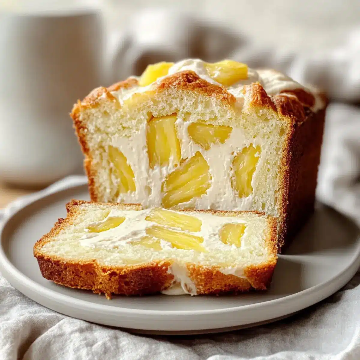 Pineapple Cream Cheese Loaf