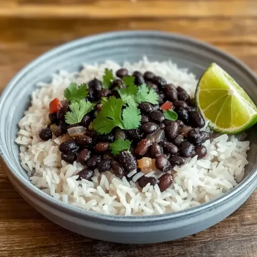 Classic Black Beans and Rice