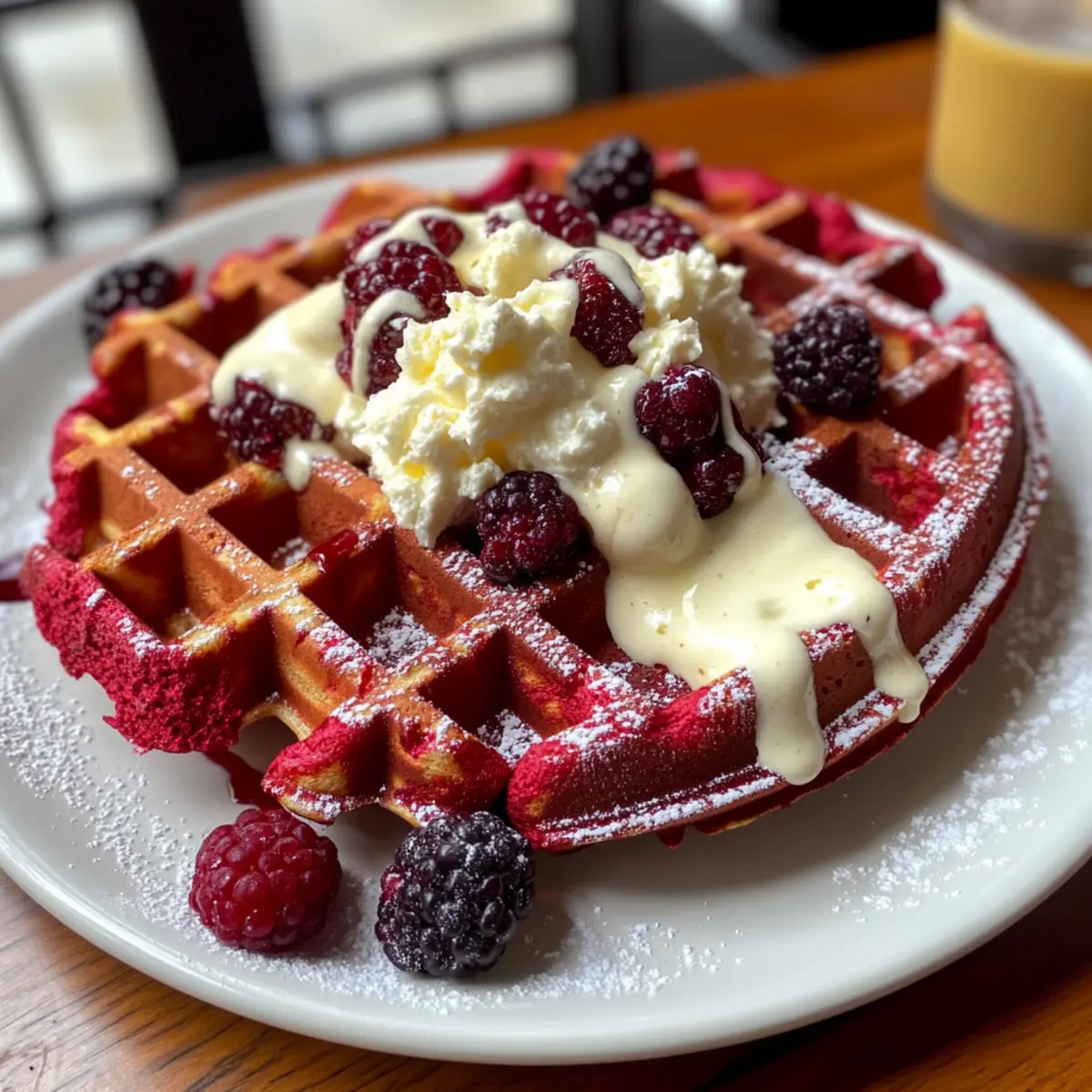 Red Velvet Waffles
