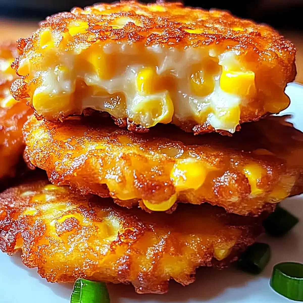Cheesy Corn Fritters