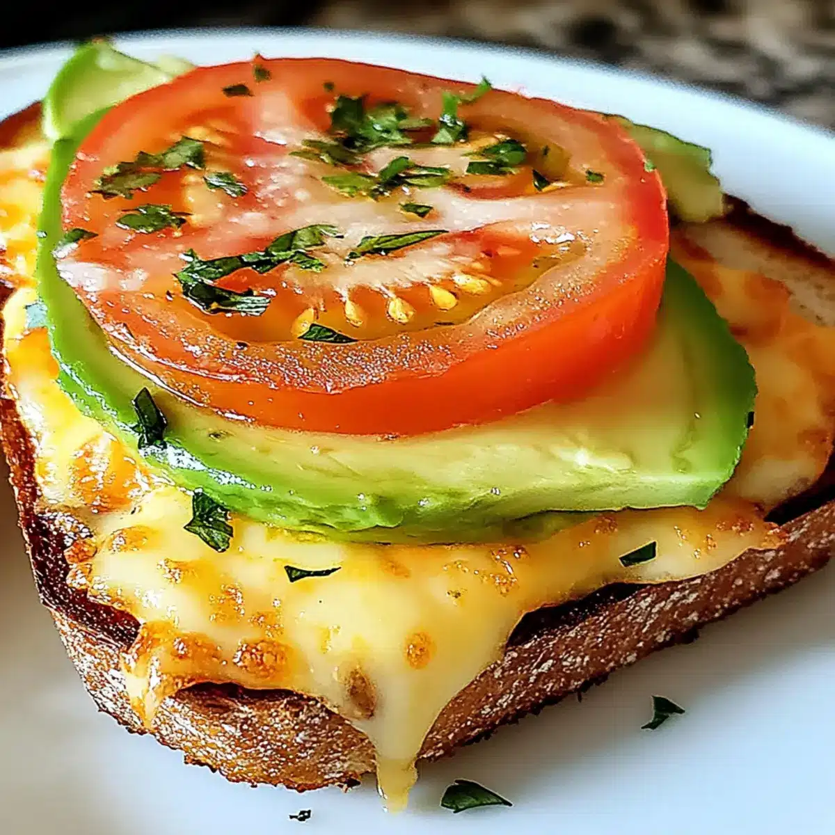 Tomato Avocado Melt
