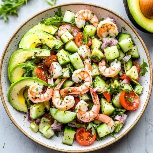 Quick Cold Shrimp & Avocado Salad