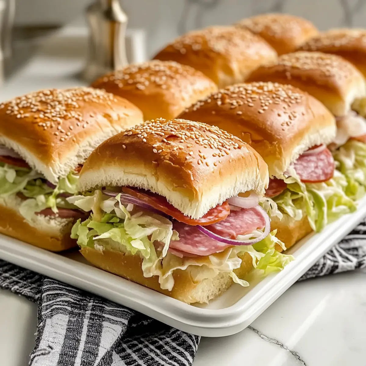 Italian Grinder Sandwich Sliders