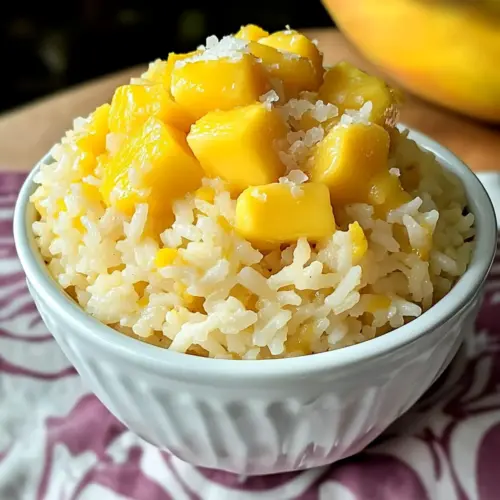 Mango Coconut Sticky Rice