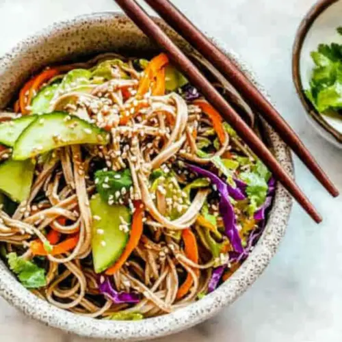 Cold Soba Noodle Crunch Bowls