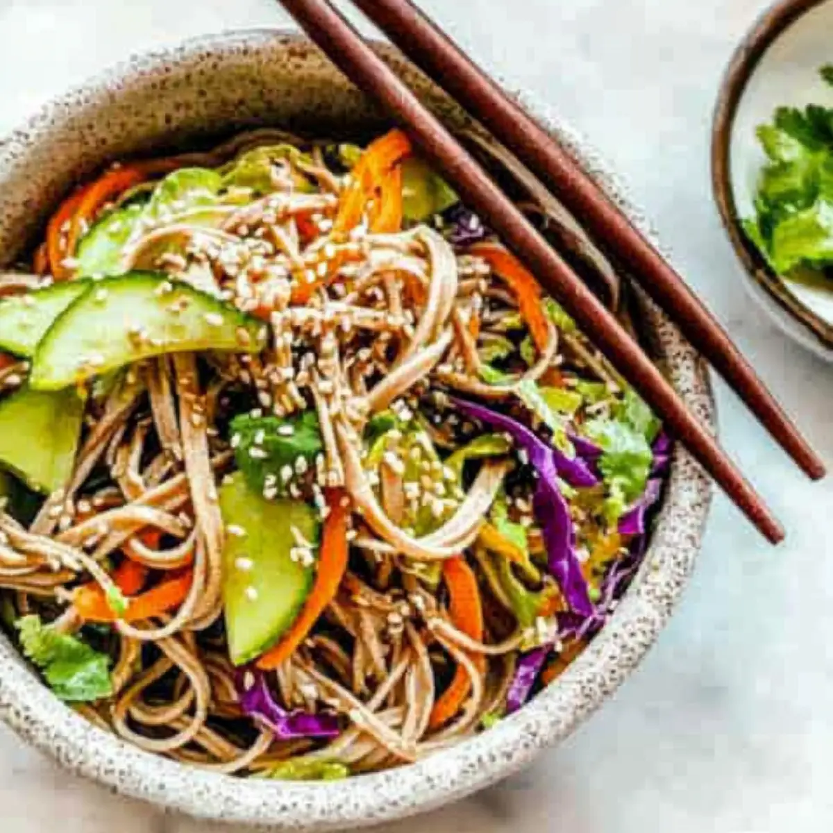 Cold Soba Noodle Crunch Bowls