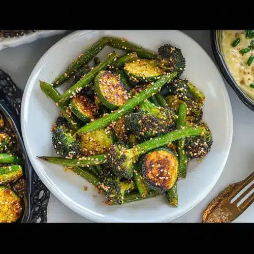 Roasted Broccoli Recipe with Zucchini