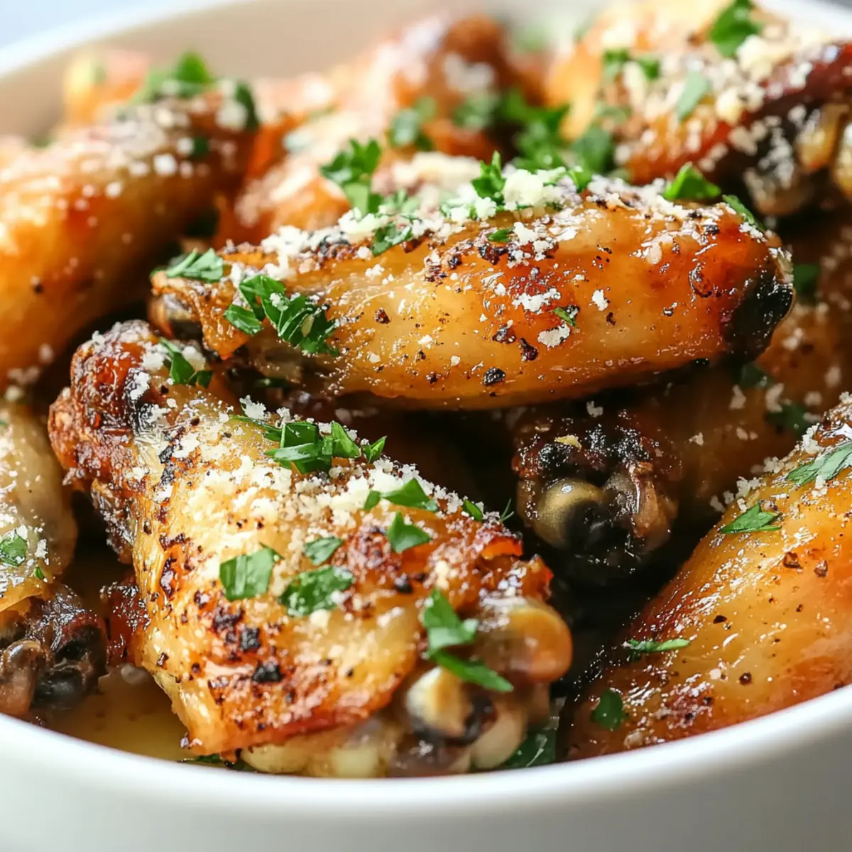 Garlic Parmesan Chicken Wings