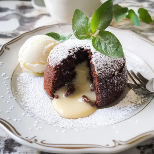 Chocolate Hazelnut Lava Cake