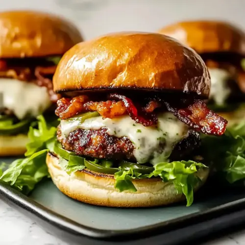 Spicy Bacon Jalapeño Smash Burger