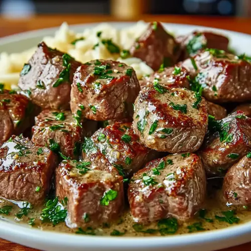 Garlic Butter Steak Bites